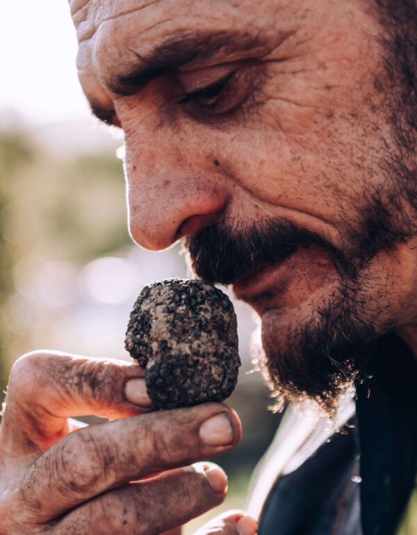 Jaime Rosello at the truffle selection