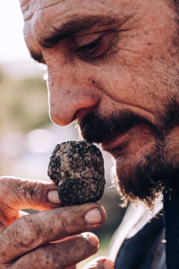 Jaime Rosello at the truffle selection